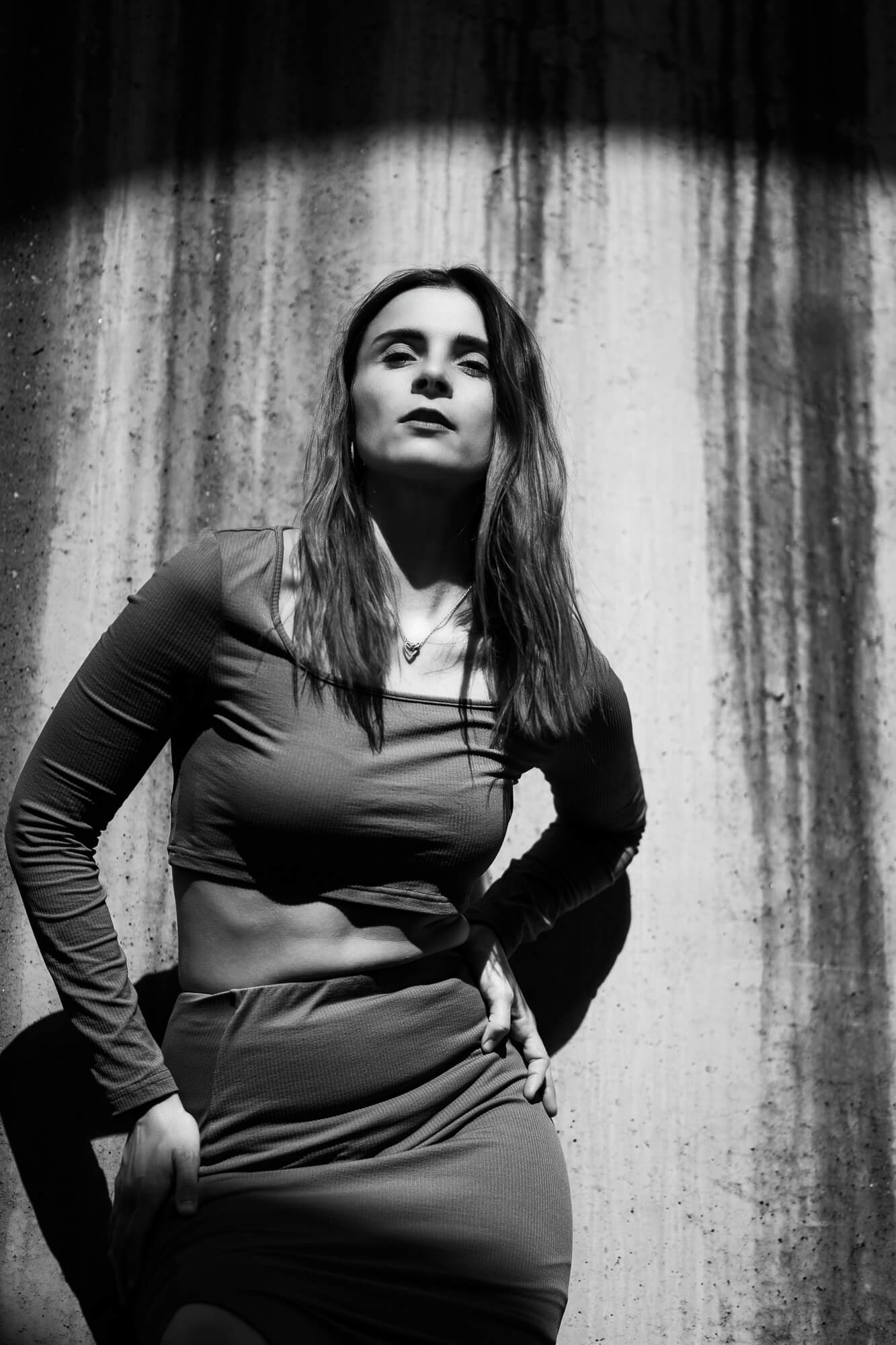 Jenni Industrial Portrait Shooting